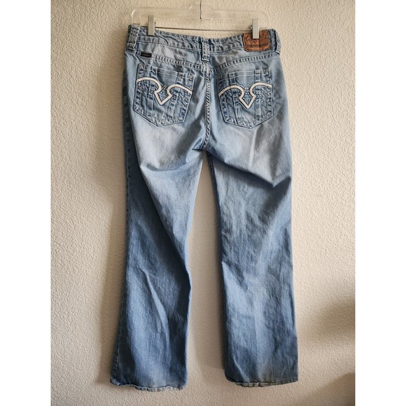 Cowgirl Up Jeans Women's Light Wash Boot Cut sz 10 - Picture 2 of 11